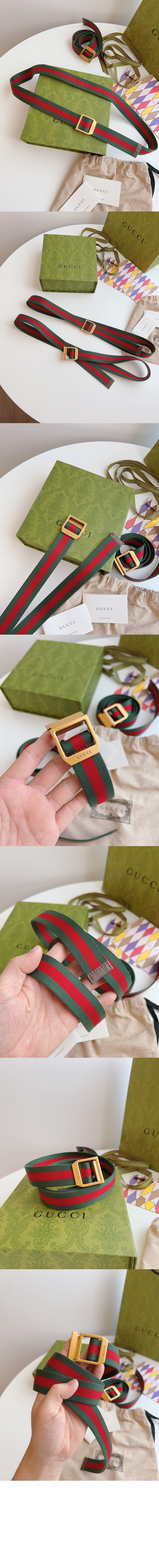 미러급레플리카사이트 | 명품레플리카 전문 쇼핑몰  | A퀄리티 - 직사각형 버클 웹 벨트 700339 &gt; 구찌