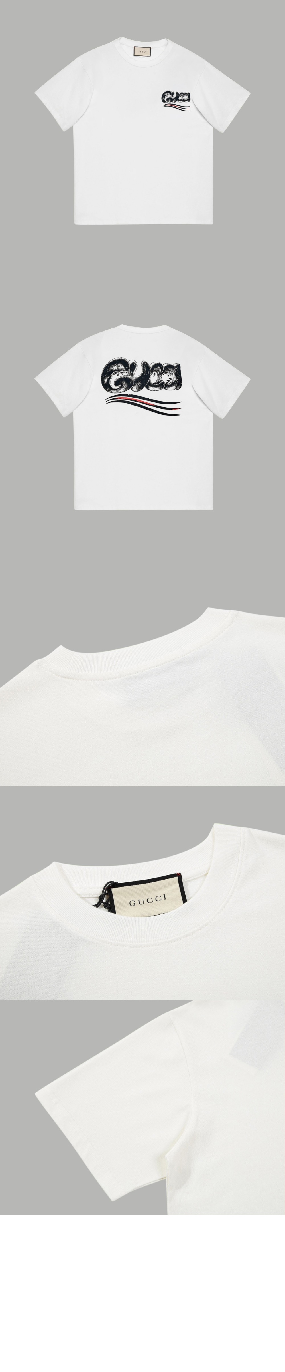 미러급레플리카사이트 | 명품레플리카 전문 쇼핑몰  | A퀄리티 - 로고 프린트 반팔 &gt; 구찌