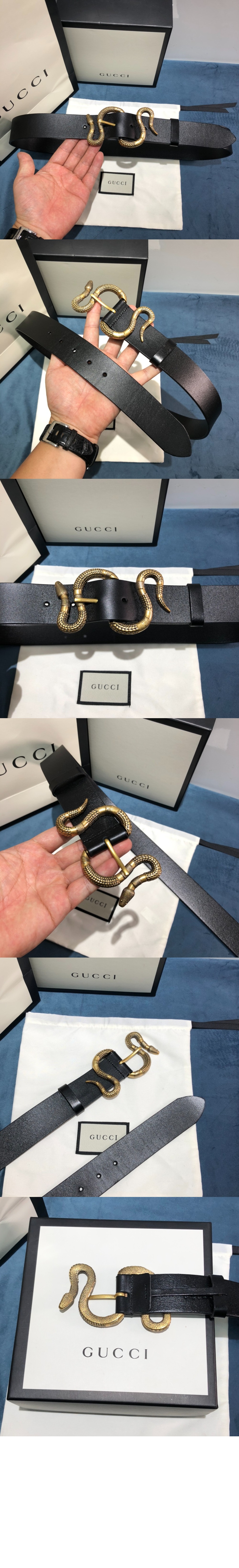 미러급레플리카사이트 | 명품레플리카 전문 쇼핑몰  | A퀄리티 - 스네이크 버클 가죽 벨트 458935 &gt; 구찌
