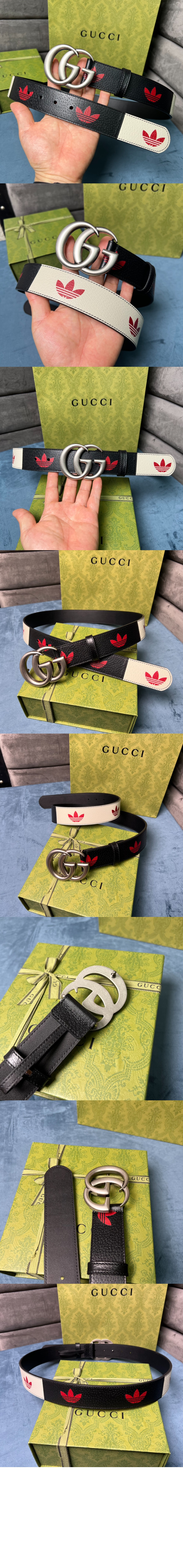 미러급레플리카사이트 | 명품레플리카 전문 쇼핑몰  | A퀄리티 - 아디다스 x 구찌 트레포일 벨트 406831 &gt; 구찌