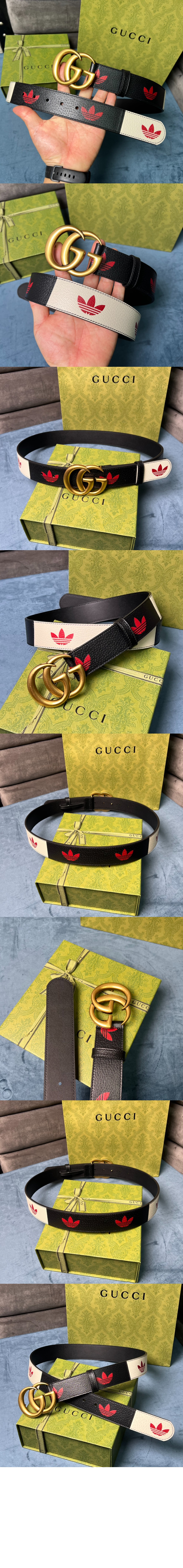 미러급레플리카사이트 | 명품레플리카 전문 쇼핑몰  | A퀄리티 - 아디다스 x 구찌 트레포일 벨트 406831 &gt; 구찌