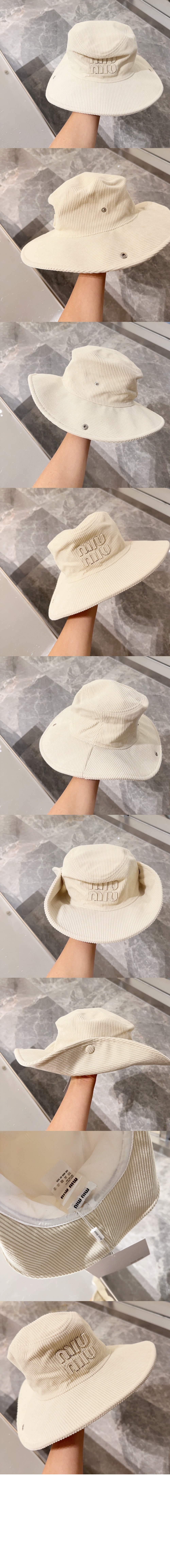 미러급레플리카사이트 | 명품레플리카 전문 쇼핑몰  | A퀄리티 - 코듀로이 텍스처 벙거지 5HC198 &gt; 미우미우