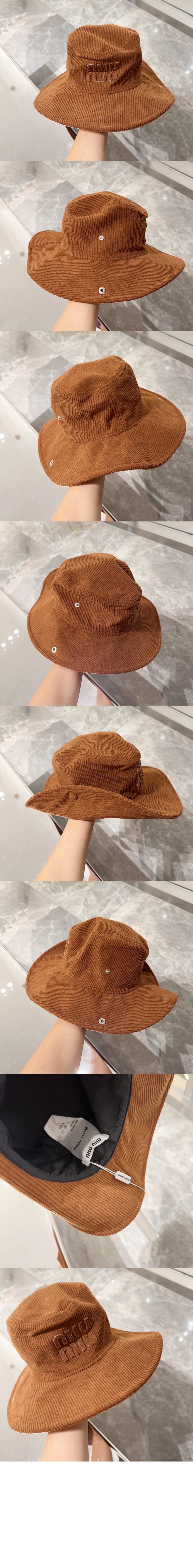 미러급레플리카사이트 | 명품레플리카 전문 쇼핑몰  | A퀄리티 - 코듀로이 텍스처 벙거지 5HC198 &gt; 미우미우