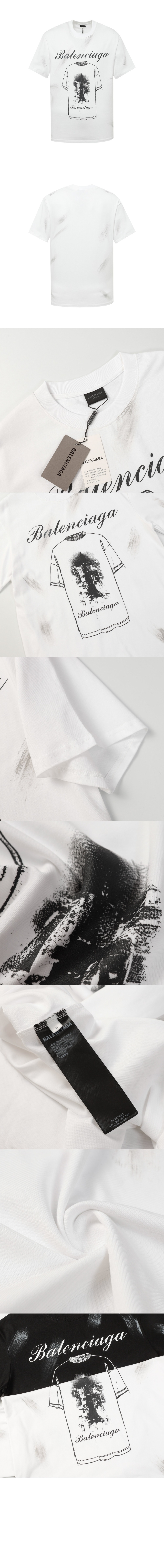 미러급레플리카사이트 | 명품레플리카 전문 쇼핑몰  | A퀄리티 - 로고 프린트 반팔 &gt; 발렌시아가