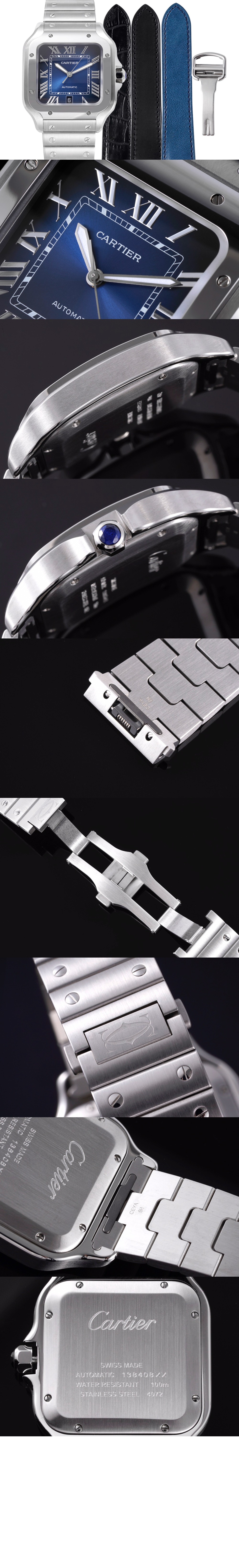 미러급레플리카사이트 | 명품레플리카 전문 쇼핑몰  | A퀄리티 - 산토스 드 까르띠에 워치 35 WSSA0063 &gt; 까르띠에