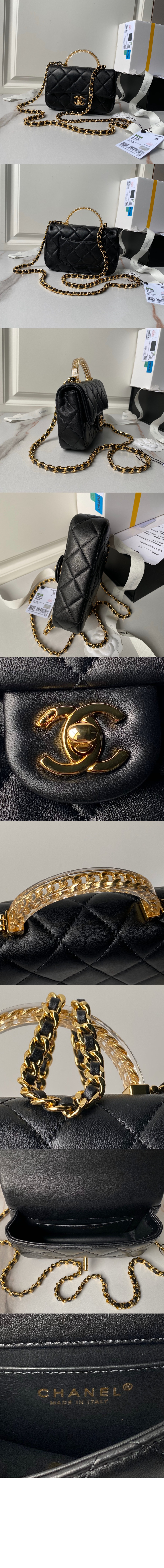 미러급레플리카사이트 | 명품레플리카 전문 쇼핑몰  | A퀄리티 - 핸들 장식의 미니 플랩백 AS4847 &gt; 샤넬