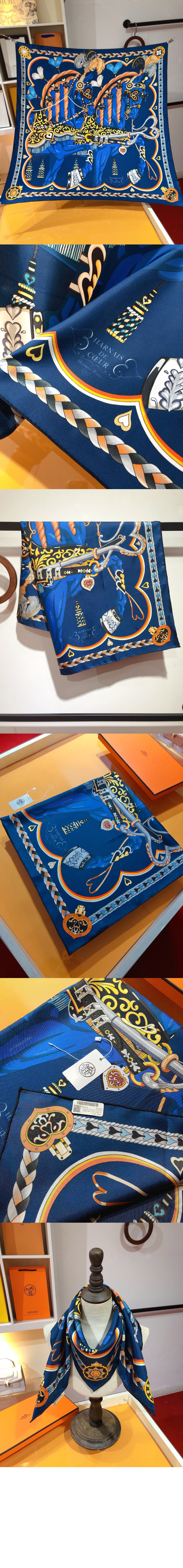 미러급레플리카사이트 | 명품레플리카 전문 쇼핑몰  | A퀄리티 - Harnais de Coeur 스카프 90 > 에르메스