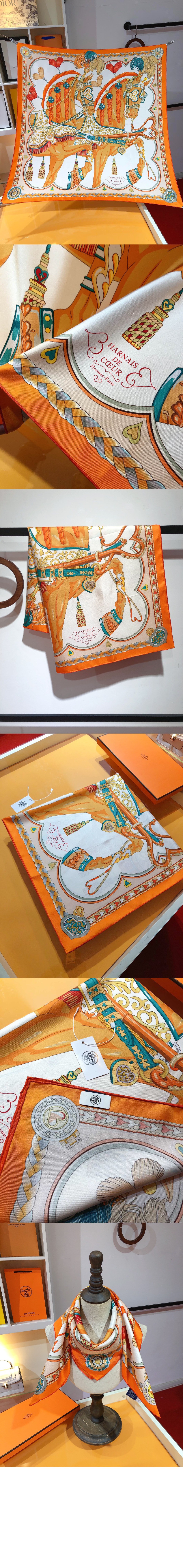 미러급레플리카사이트 | 명품레플리카 전문 쇼핑몰  | A퀄리티 - Harnais de Coeur 스카프 90 > 에르메스