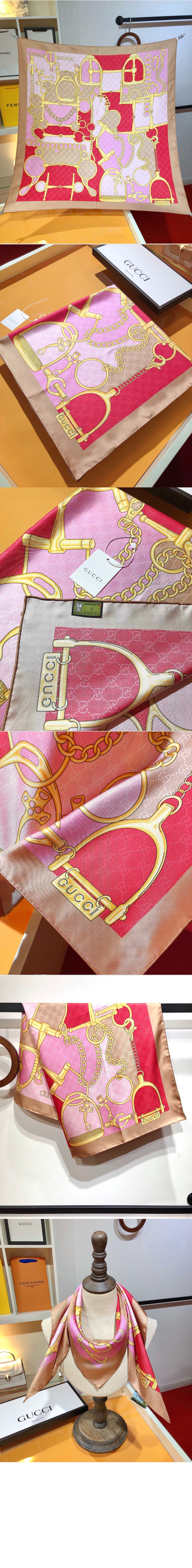 미러급레플리카사이트 | 명품레플리카 전문 쇼핑몰  | A퀄리티 - GG 홀스빗 실크 스카프 764655 &gt; 구찌