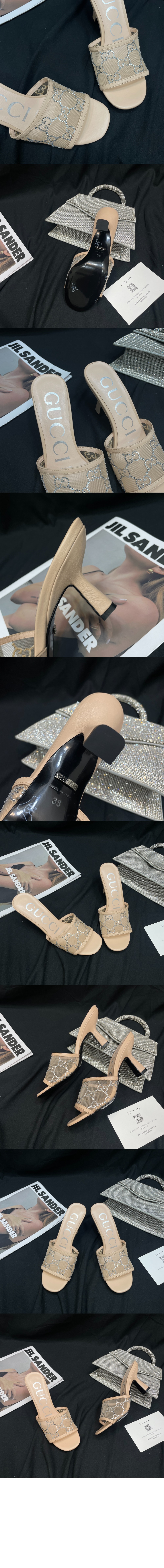 미러급레플리카사이트 | 명품레플리카 전문 쇼핑몰  | A퀄리티 - GG 미드힐 슬라이드 샌들 ‎747245 &gt; 구찌