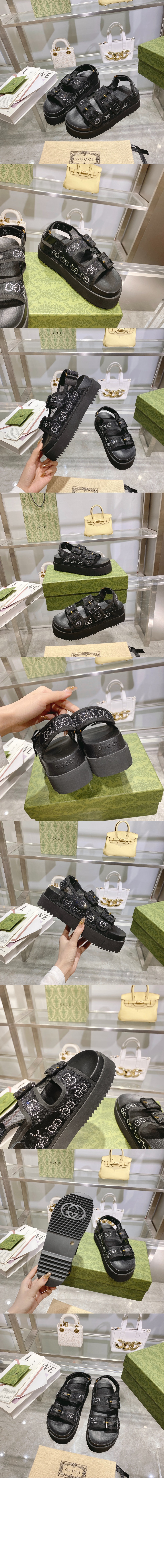 미러급레플리카사이트 | 명품레플리카 전문 쇼핑몰  | A퀄리티 - 크리스탈 GG 샌들 693404 &gt; 구찌