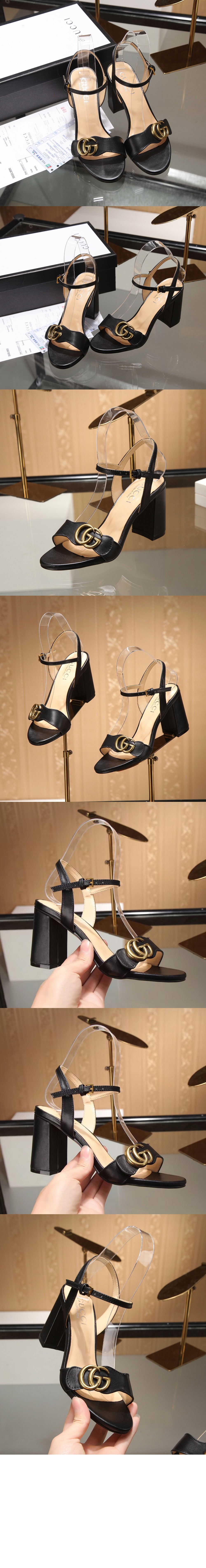 미러급레플리카사이트 | 명품레플리카 전문 쇼핑몰  | A퀄리티 - 레더 미드힐 샌들 453379 &gt; 구찌