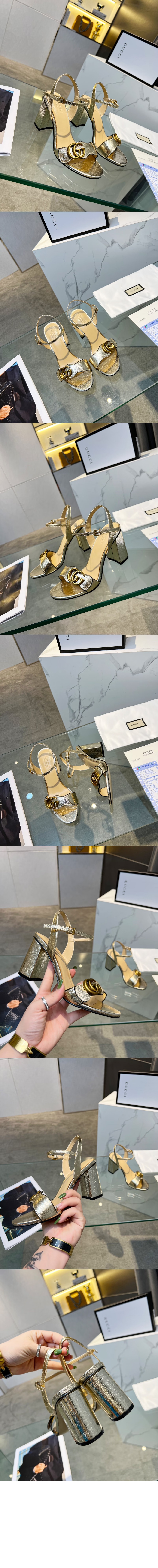 미러급레플리카사이트 | 명품레플리카 전문 쇼핑몰  | A퀄리티 - 레더 미드힐 샌들 453379 &gt; 구찌