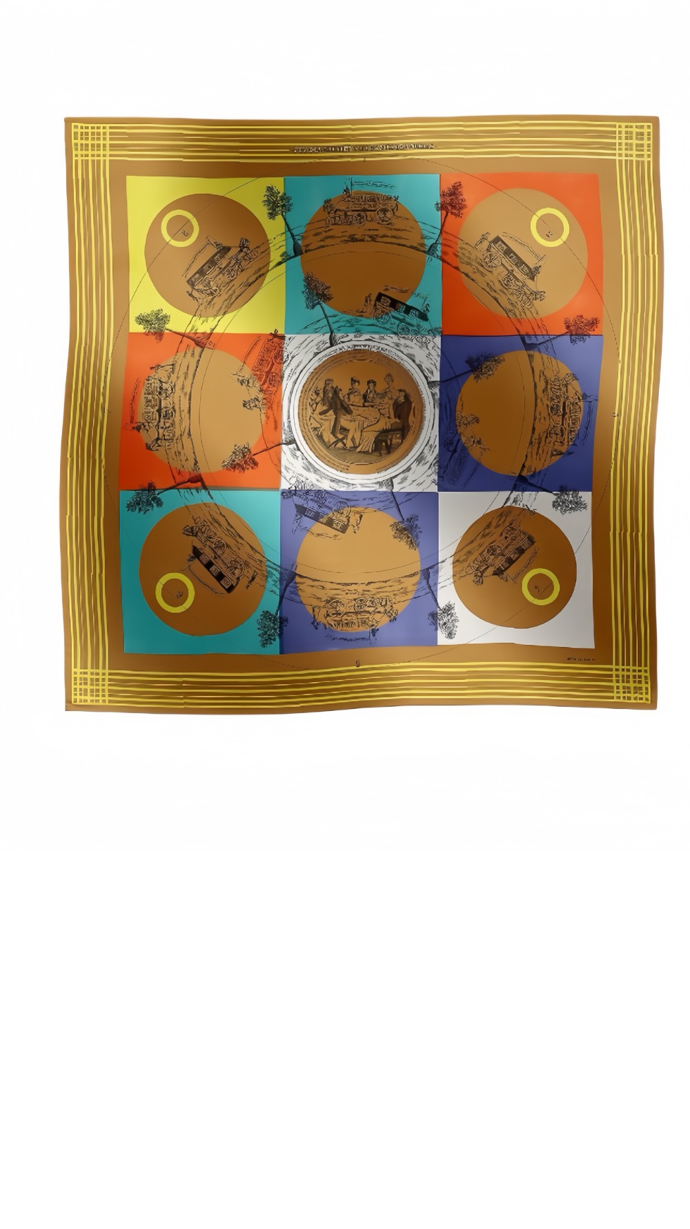 미러급레플리카사이트 | 명품레플리카 전문 쇼핑몰  | A퀄리티 - Jeu des Omnibus et Dames Blanches au Tampon 스카프 140 &gt; 에르메스