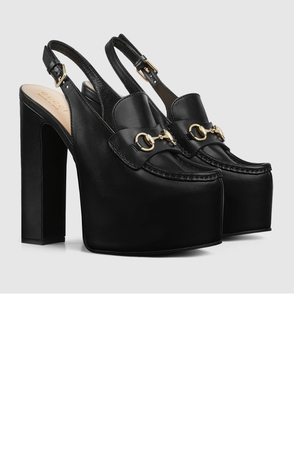 미러급레플리카사이트 | 명품레플리카 전문 쇼핑몰  | A퀄리티 - 홀스빗 플랫폼 로퍼 슬링백 805308 &gt; 구찌