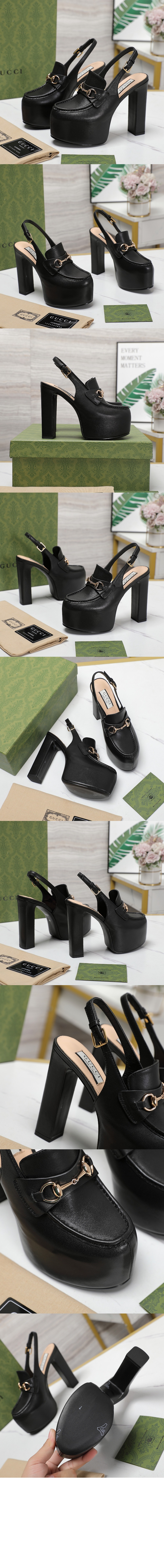 미러급레플리카사이트 | 명품레플리카 전문 쇼핑몰  | A퀄리티 - 홀스빗 플랫폼 로퍼 슬링백 805308 &gt; 구찌