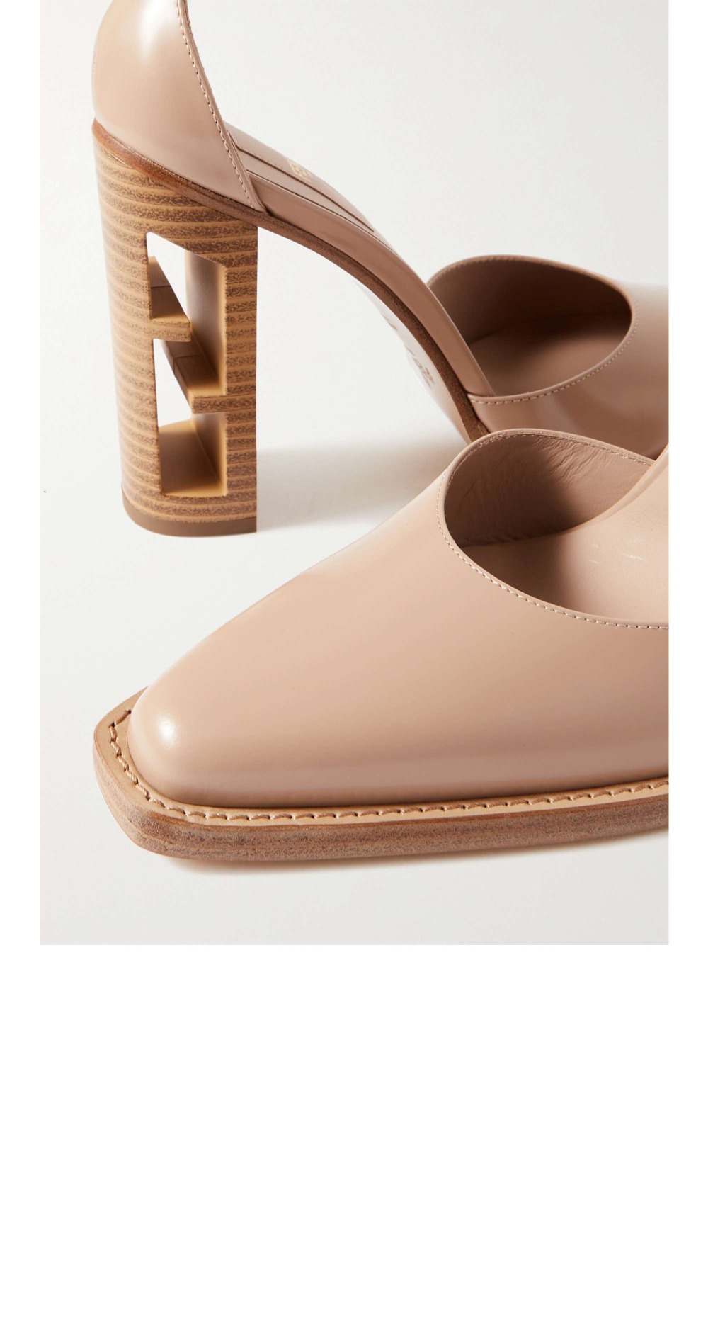 미러급레플리카사이트 | 명품레플리카 전문 쇼핑몰  | A퀄리티 - 핑크 가죽 힐 8I8347 &gt; 펜디