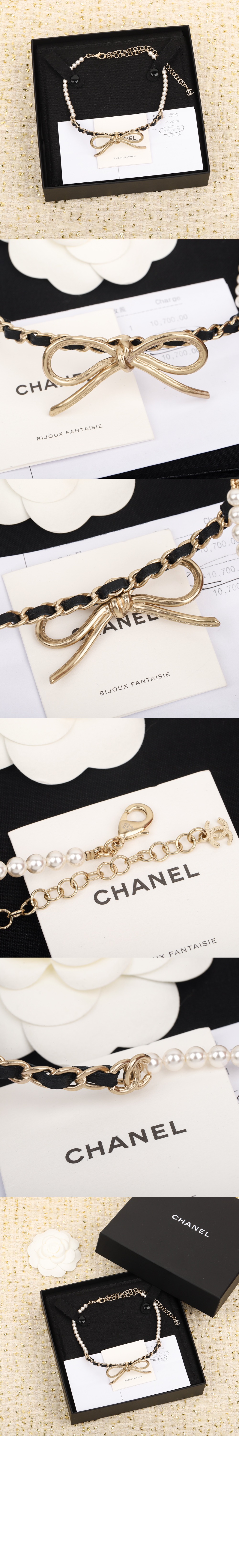 미러급레플리카사이트 | 명품레플리카 전문 쇼핑몰  | A퀄리티 - 리본 가죽 스커트 초커 AB8496 &gt; 샤넬