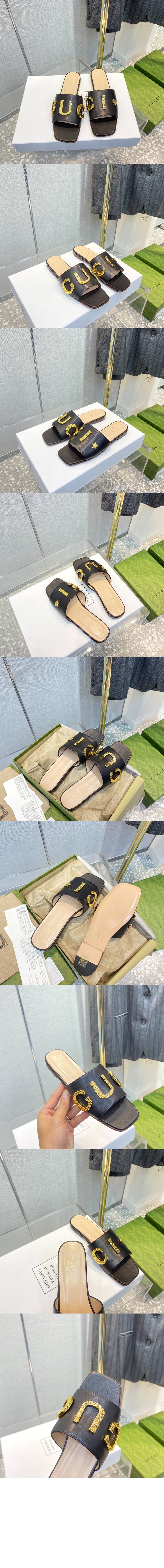 미러급레플리카사이트 | 명품레플리카 전문 쇼핑몰  | A퀄리티 - 레터링 로고 슬리퍼 694858 &gt; 구찌