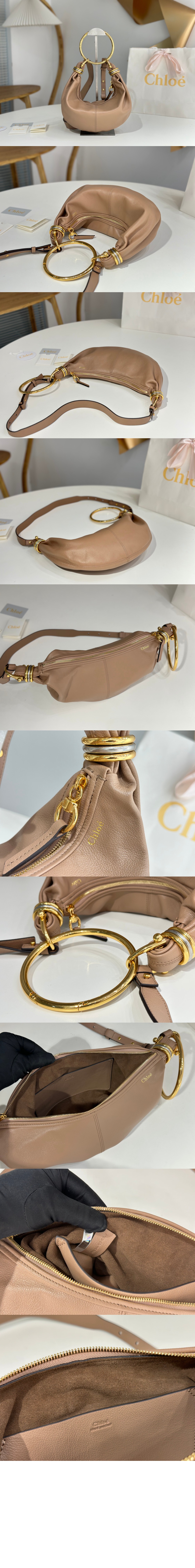 미러급레플리카사이트 | 명품레플리카 전문 쇼핑몰  | A퀄리티 - 그레인드 가죽 Marcie 스몰 Bracelet 호보백 AS611 &gt; 끌로에