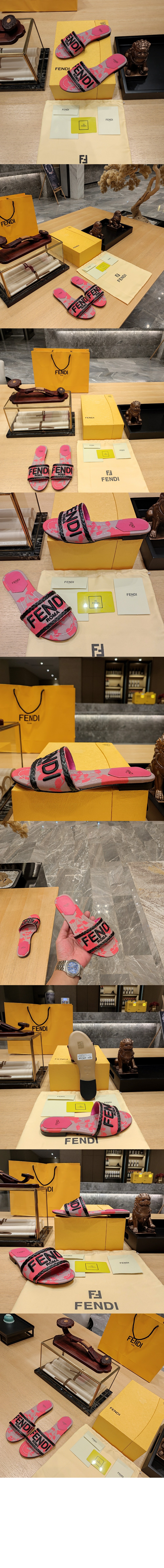 미러급레플리카사이트 | 명품레플리카 전문 쇼핑몰  | A퀄리티 - 와이드 자수 패션 슬리퍼 8R8092 &gt; 펜디