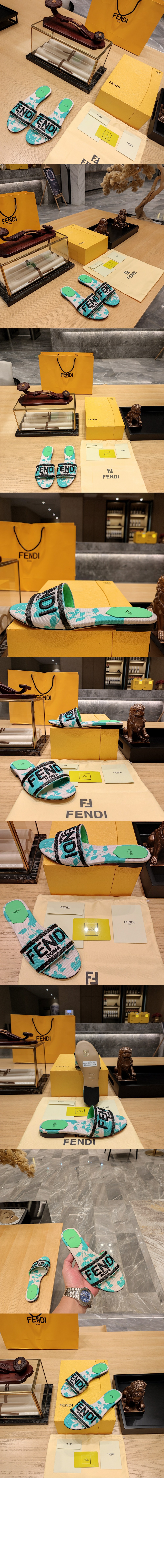 미러급레플리카사이트 | 명품레플리카 전문 쇼핑몰  | A퀄리티 - 와이드 자수 패션 슬리퍼 8R8092 &gt; 펜디