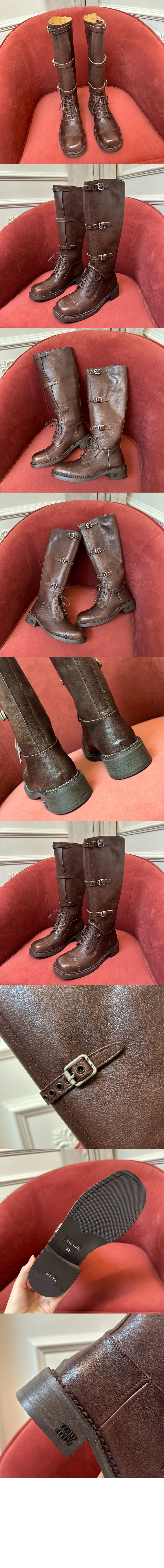 미러급레플리카사이트 | 명품레플리카 전문 쇼핑몰  | A퀄리티 - 가죽 부츠 5W315E &gt; 미우미우