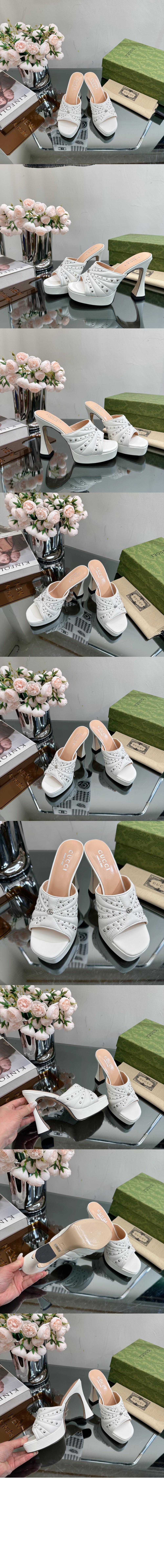 미러급레플리카사이트 | 명품레플리카 전문 쇼핑몰  | A퀄리티 - 힐 슬라이드 샌들 블랙 ‎723404 &gt; 구찌