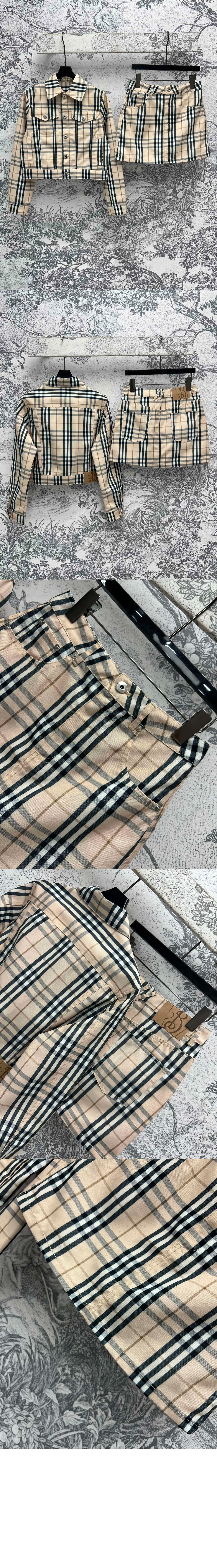 미러급레플리카사이트 | 명품레플리카 전문 쇼핑몰  | A퀄리티 - 체크 데님 미니 스커트 &gt; 버버리