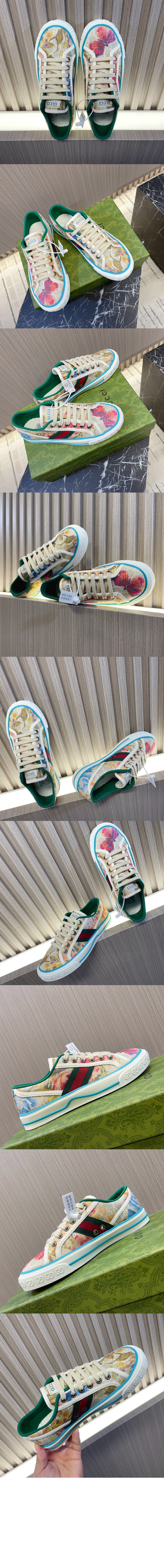 미러급레플리카사이트 | 명품레플리카 전문 쇼핑몰  | A퀄리티 - 플로랄 로우탑 스니커즈 732620 &gt; 구찌