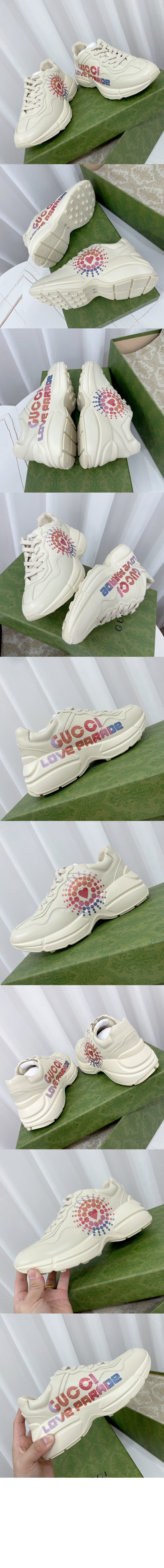 미러급레플리카사이트 | 명품레플리카 전문 쇼핑몰  | A퀄리티 - 라이톤 러브 퍼레이드 스니커즈 703809 > 구찌