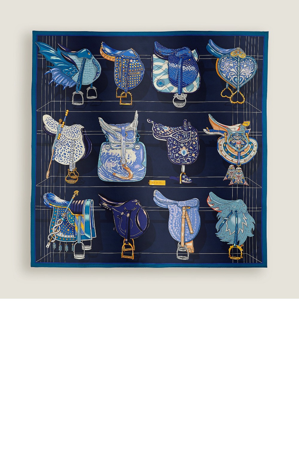 미러급레플리카사이트 | 명품레플리카 전문 쇼핑몰  | A퀄리티 - Tous en Selle 스카프 90 &gt; 에르메스