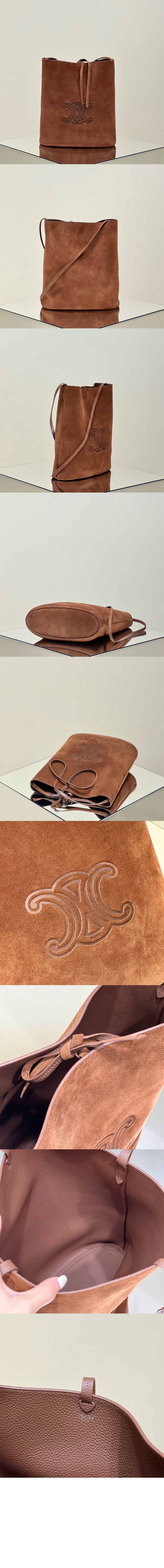 미러급레플리카사이트 | 명품레플리카 전문 쇼핑몰  | A퀄리티 - 버킷 트리옹프 엠보싱 스웨이드 카프스킨 194953 &gt; 셀린느