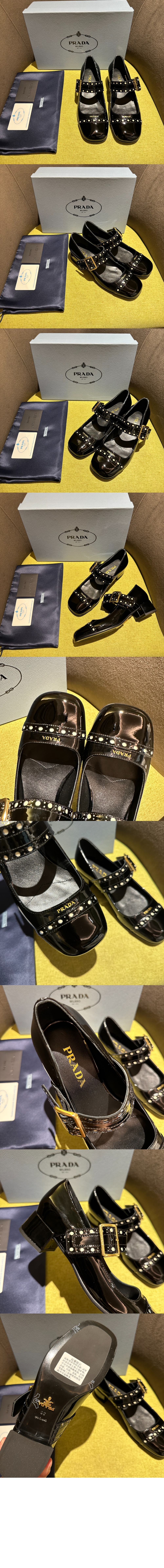 미러급레플리카사이트 | 명품레플리카 전문 쇼핑몰  | A퀄리티 - 페이턴트 가죽 메리제인 펌프스 1I816N &gt; 프라다