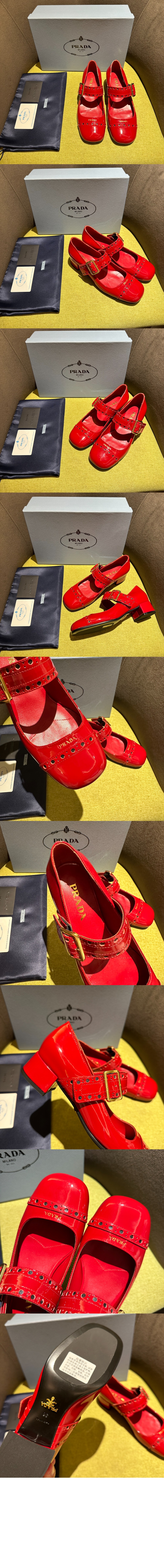 미러급레플리카사이트 | 명품레플리카 전문 쇼핑몰  | A퀄리티 - 페이턴트 가죽 메리제인 펌프스 1I816N &gt; 프라다