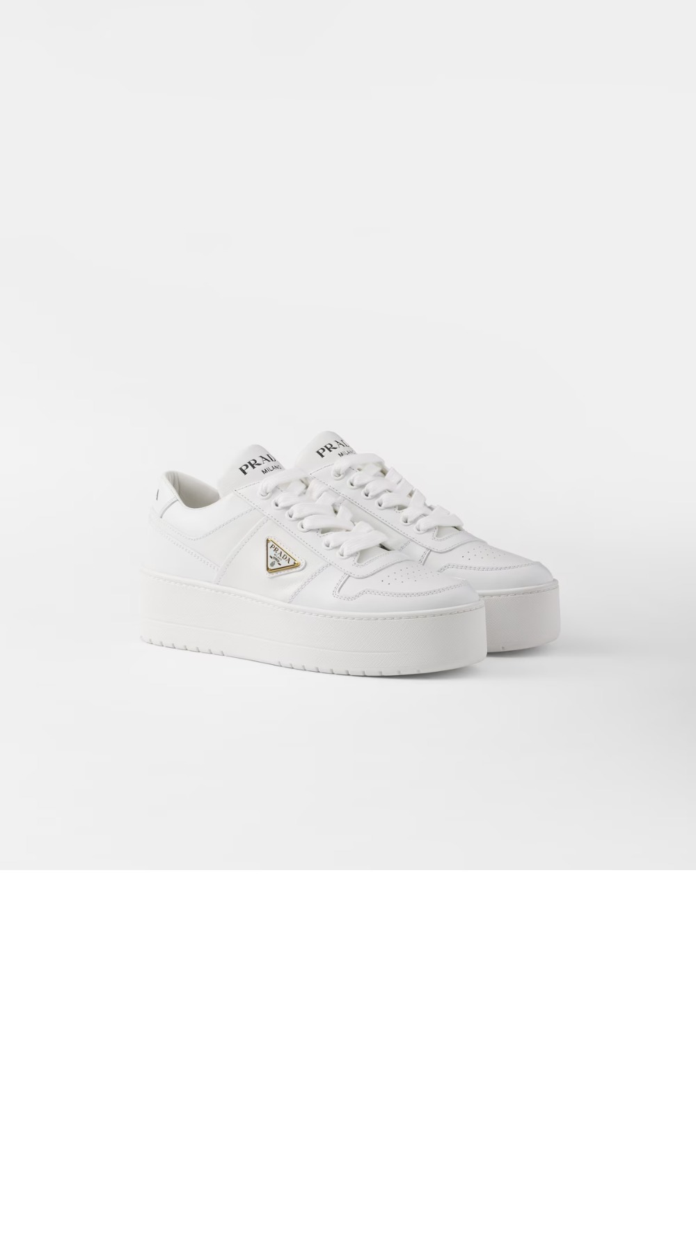 미러급레플리카사이트 | 명품레플리카 전문 쇼핑몰  | A퀄리티 - 다운타운 볼드 레더 스니커즈 1E792M &gt; 프라다