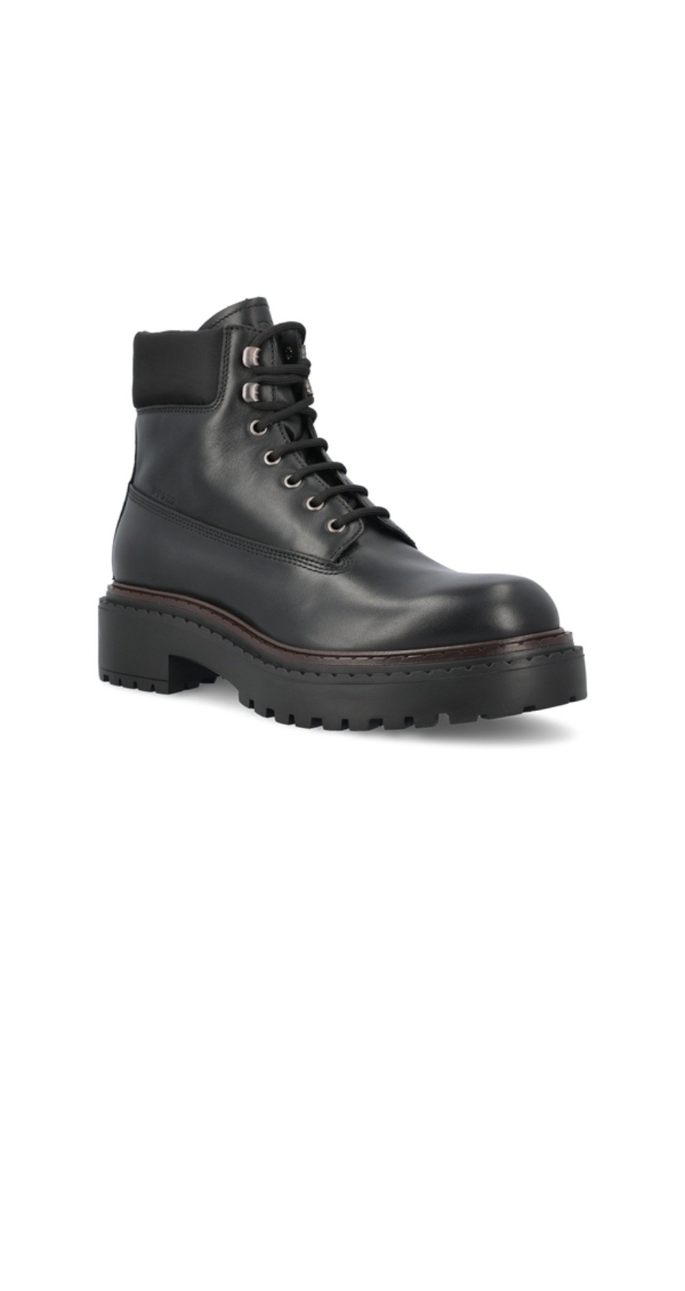 미러급레플리카사이트 | 명품레플리카 전문 쇼핑몰  | A퀄리티 - 로고솔 레더 레이스업 부츠 2TE205 > 프라다