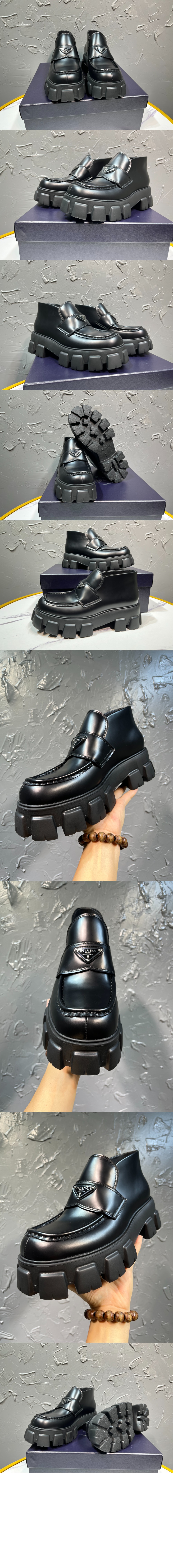 미러급레플리카사이트 | 명품레플리카 전문 쇼핑몰  | A퀄리티 - 모노리스 페이턴트 레더 플랫폼 로퍼 2TE194 &gt; 프라다