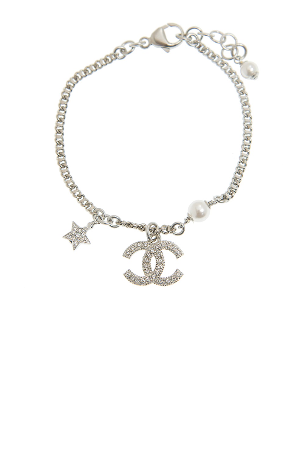 미러급레플리카사이트 | 명품레플리카 전문 쇼핑몰  | A퀄리티 - CC 스타 실버 크리스탈  브레이슬릿  AB3556 &gt; 샤넬