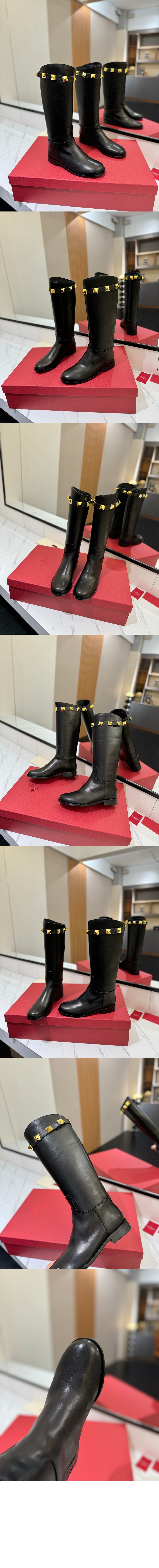 미러급레플리카사이트 | 명품레플리카 전문 쇼핑몰  | A퀄리티 - 송아지 가죽 로만 스터드 부츠 &gt; 발렌티노