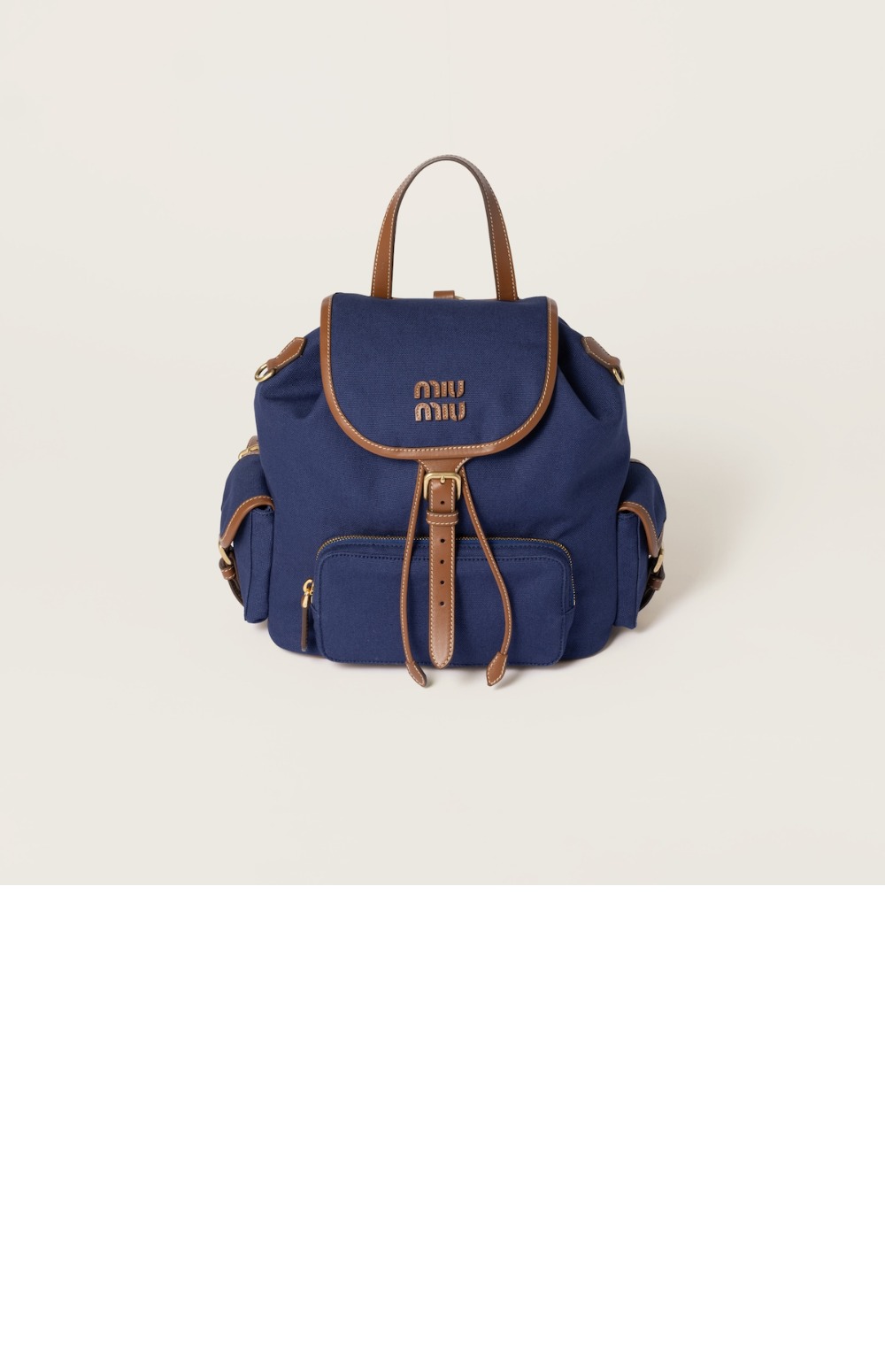 미러급레플리카사이트 | 명품레플리카 전문 쇼핑몰  | A퀄리티 - 캔버스 및 가죽 백팩 5BZ042 &gt; 미우미우