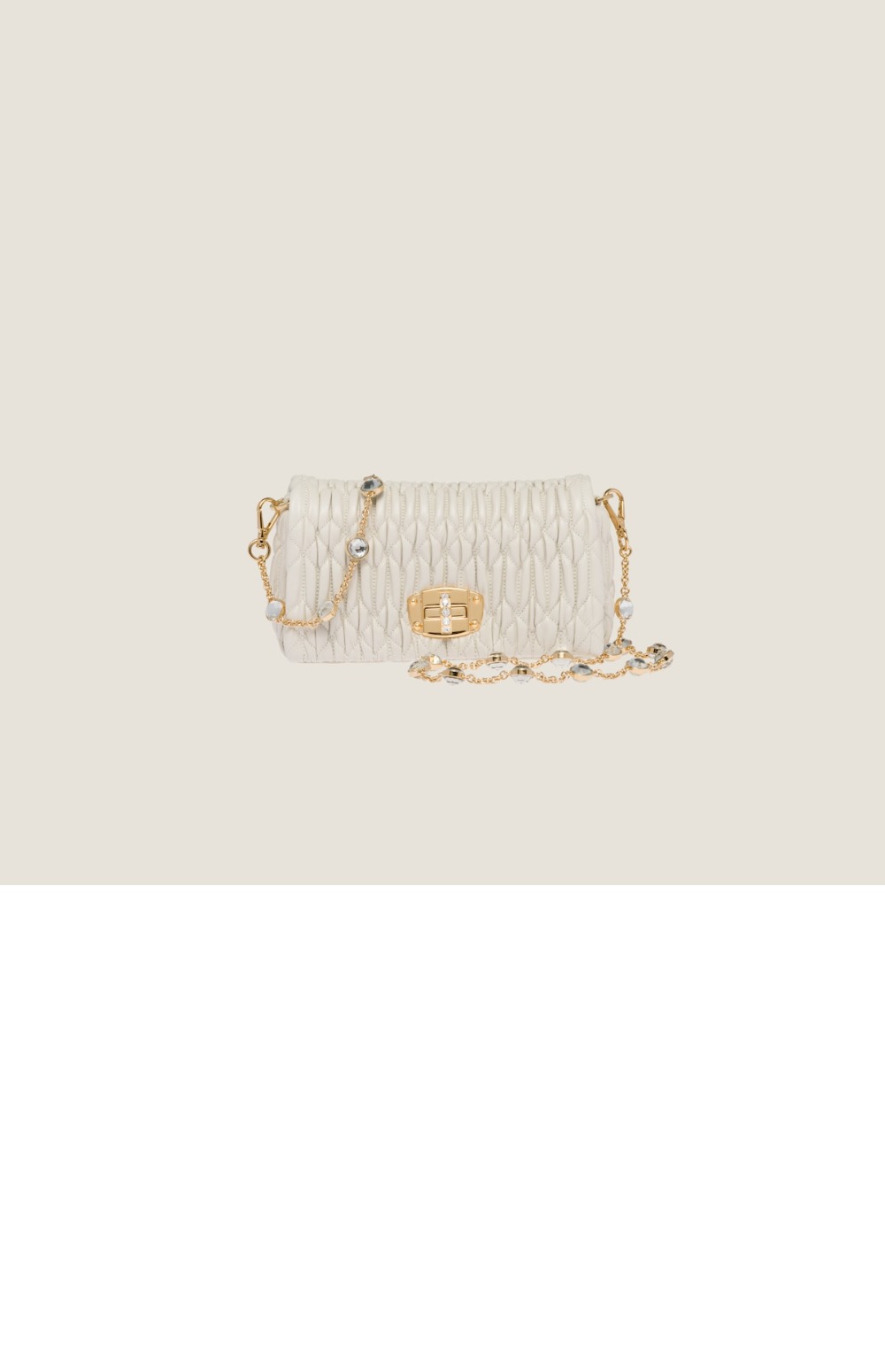 미러급레플리카사이트 | 명품레플리카 전문 쇼핑몰  | A퀄리티 - 미우 크리스털 나파 가죽 및 크리스털 미니백 5BP079 &gt; 미우미우