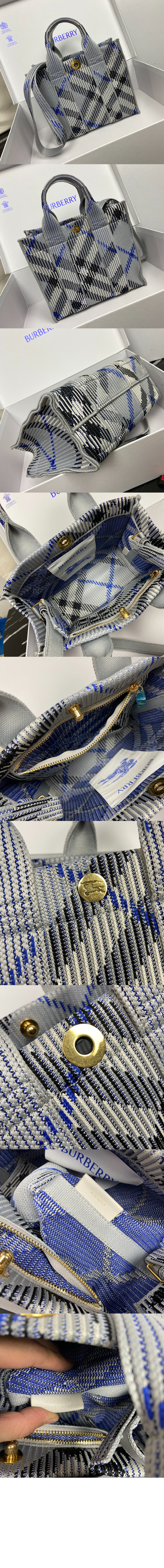 미러급레플리카사이트 | 명품레플리카 전문 쇼핑몰  | A퀄리티 - 스몰 체크 니트 토트 81040341 &gt; 버버리