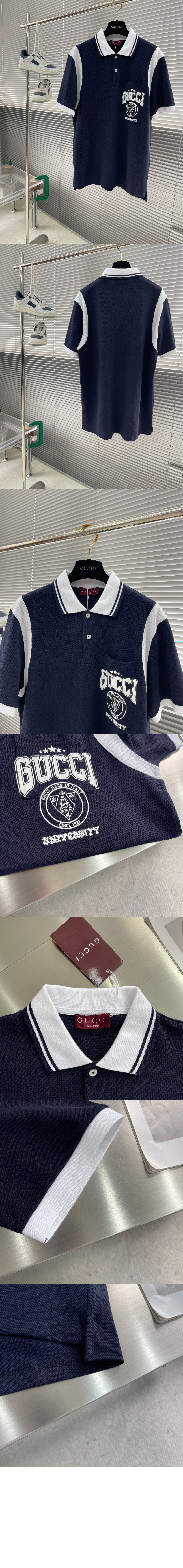 미러급레플리카사이트 | 명품레플리카 전문 쇼핑몰  | A퀄리티 - 코튼 피케 프린트 폴로 셔츠 &gt; 구찌
