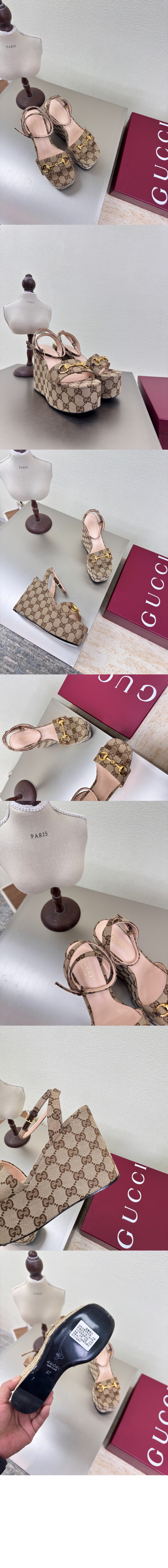 미러급레플리카사이트 | 명품레플리카 전문 쇼핑몰  | A퀄리티 - 홀스빗 플랫폼 샌들 794718 &gt; 구찌