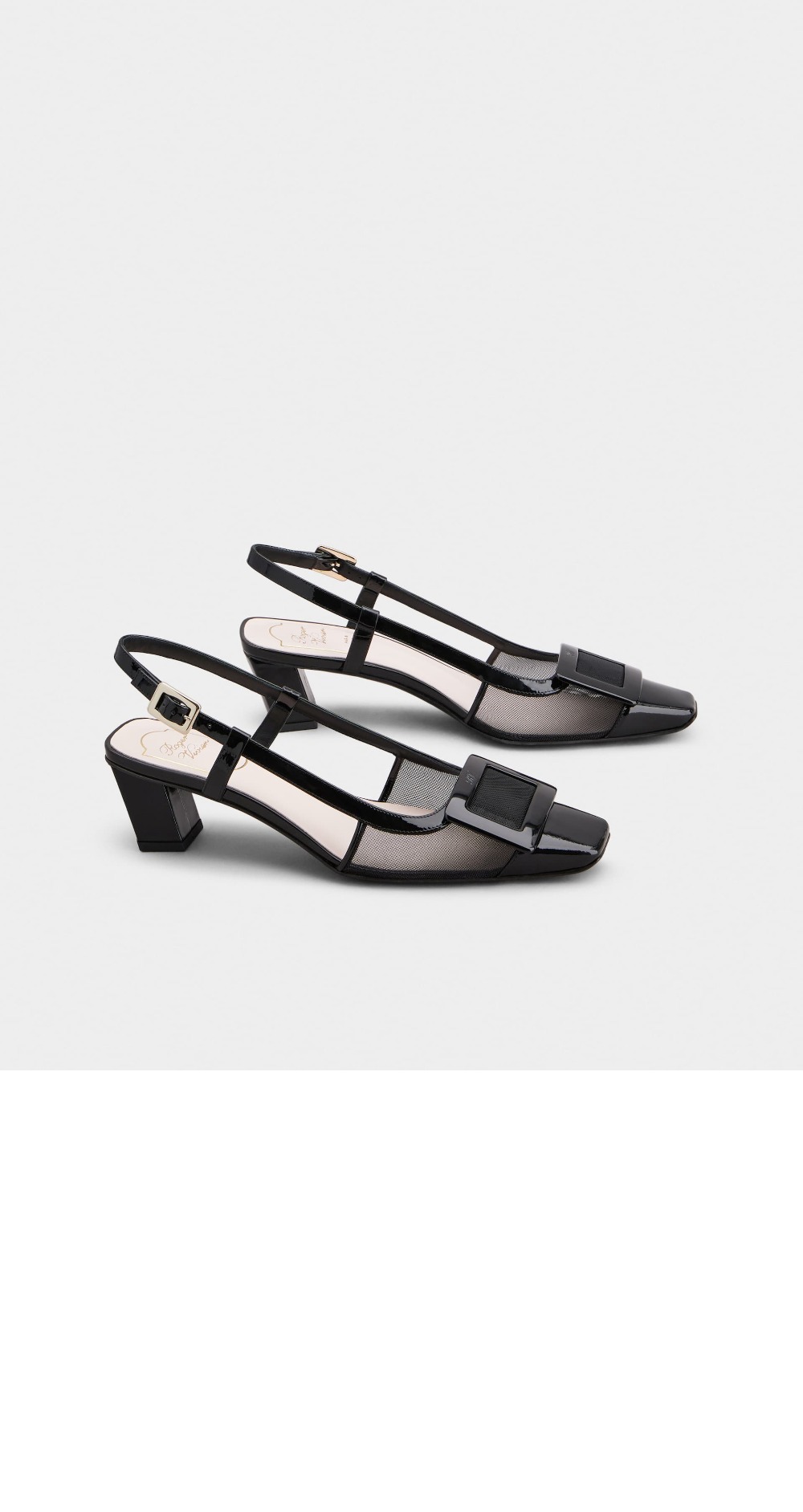 미러급레플리카사이트 | 명품레플리카 전문 쇼핑몰  | A퀄리티 - 슬링백 메쉬 패브릭 펌프스 0064 &gt; 로저비비에