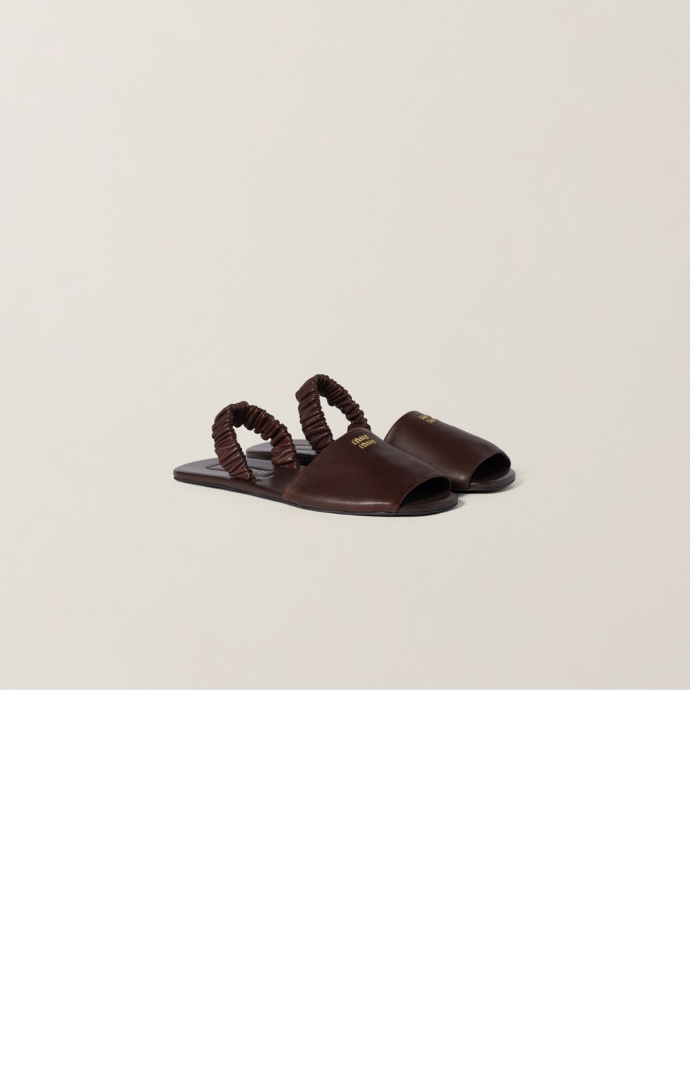 미러급레플리카사이트 | 명품레플리카 전문 쇼핑몰  | A퀄리티 - Ruches 나파 레더 샌들 5X372E > 미우미우