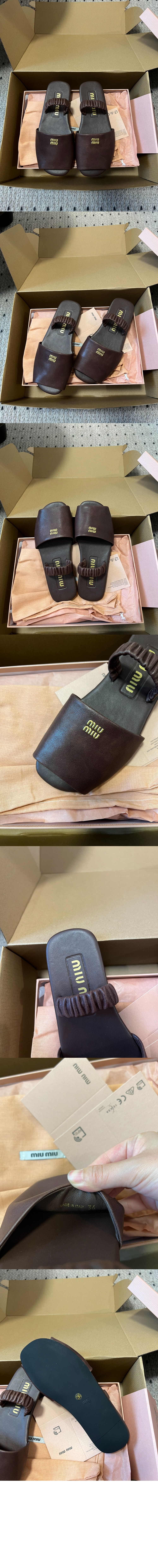 미러급레플리카사이트 | 명품레플리카 전문 쇼핑몰  | A퀄리티 - Ruches 나파 레더 샌들 5X372E > 미우미우