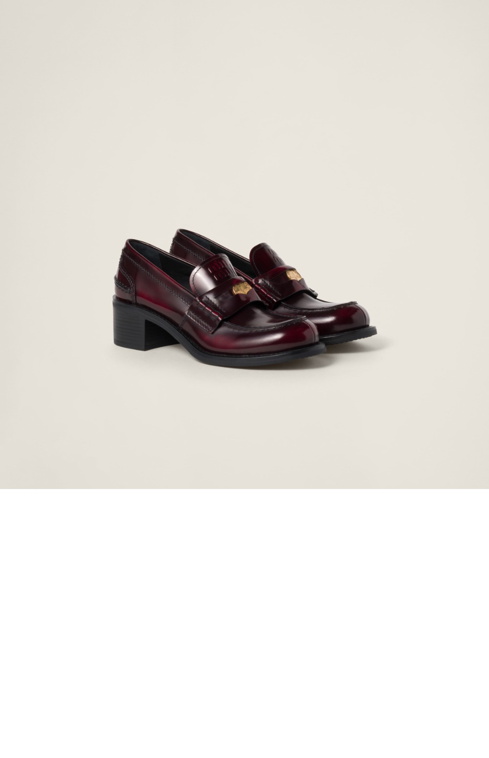 미러급레플리카사이트 | 명품레플리카 전문 쇼핑몰  | A퀄리티 - 브러쉬드 가죽 로퍼 5D276E &gt; 미우미우