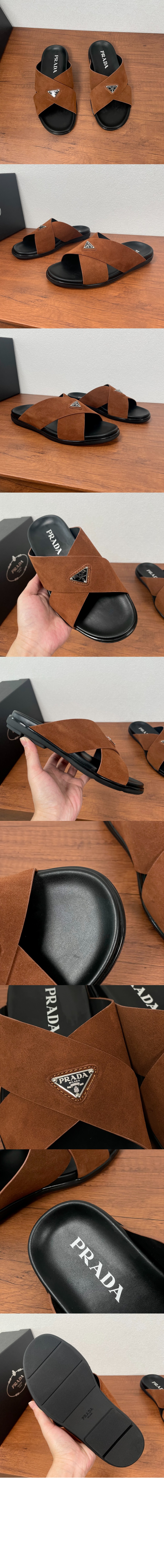 미러급레플리카사이트 | 명품레플리카 전문 쇼핑몰  | A퀄리티 - 스웨이드 크리스크로스 슬라이드 2X3146 &gt; 프라다